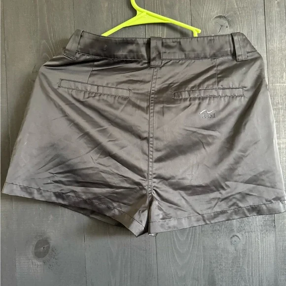 Weekday Gray High Waist Shorts Comfortable Cotton Blend - Picture 2 of 3